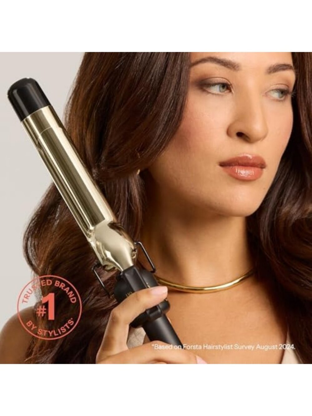 Professional 3/4" Curling Iron - Extended Barrel for Defined Curls & Waves - Picture 6 of 6
